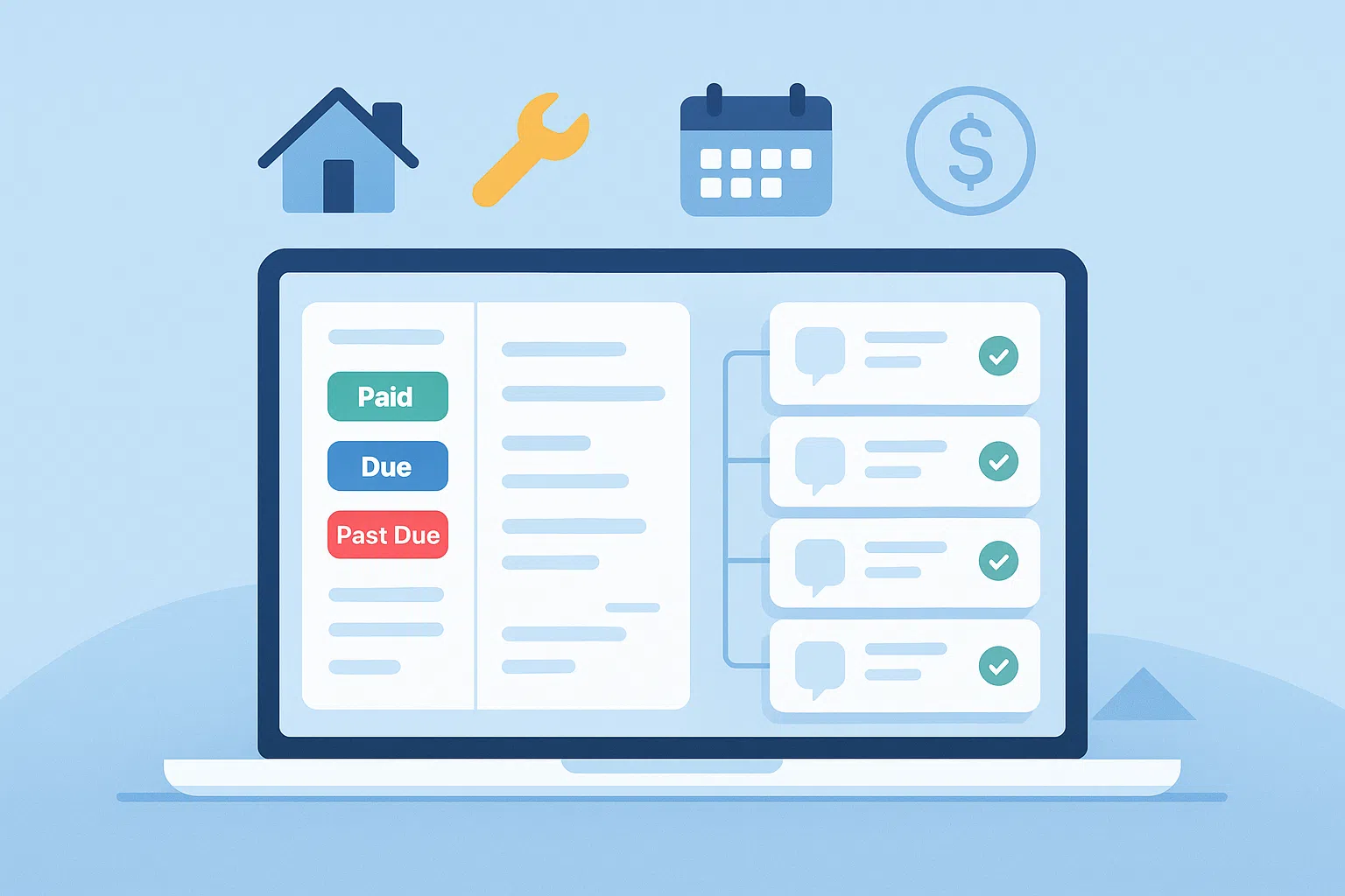 Invoice reminders for contractors — Smart Invoice Reminders timeline and payment link workflow