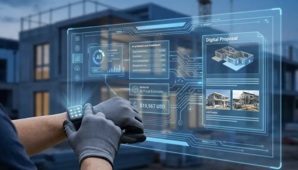 AI-powered quoting software transforming job photos into professional quotes